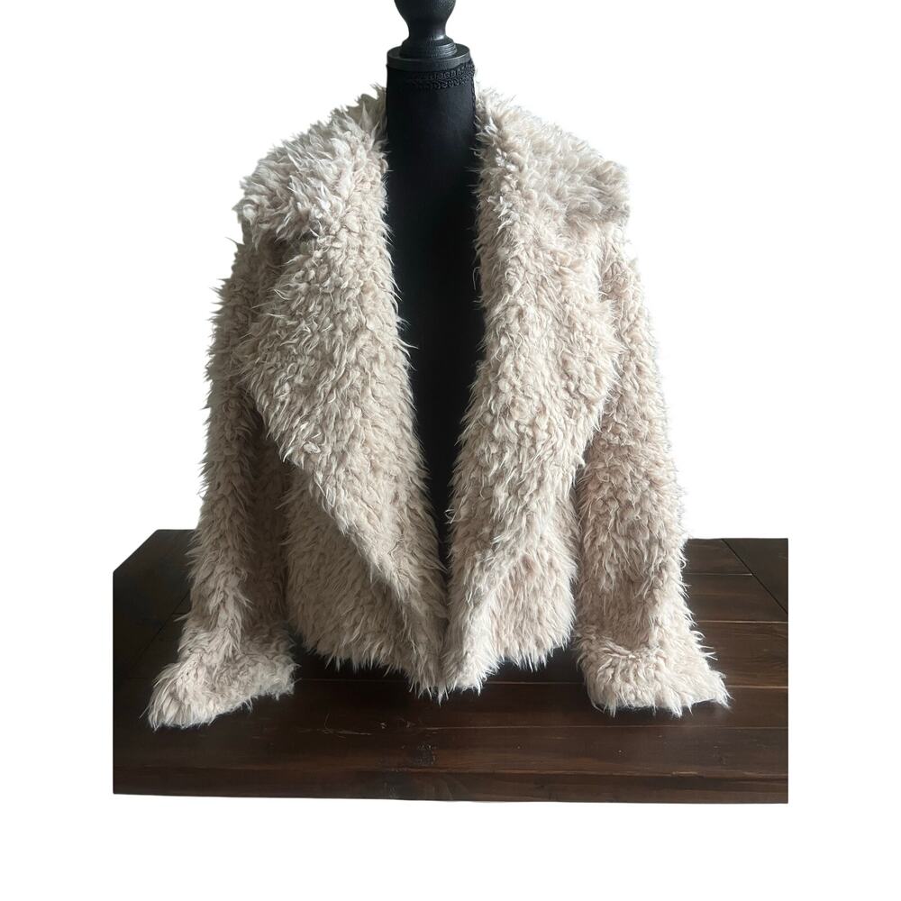 Anthropologie Shag Faux Fur Jacket